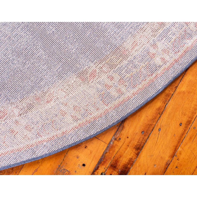 Mercury Row® Dulin Oriental Navy Blue Area Rug & Reviews